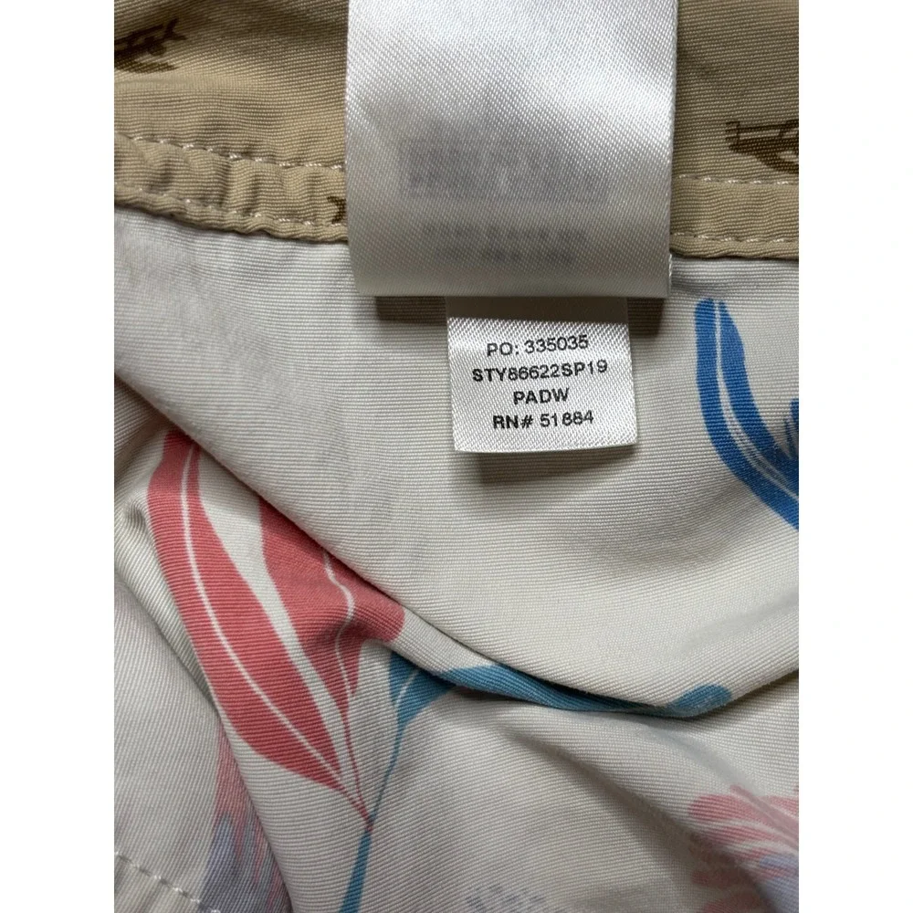 Patagonia Board Shorts Mens 36‎ White Bird Print Recycled Nylon Swim Trunks